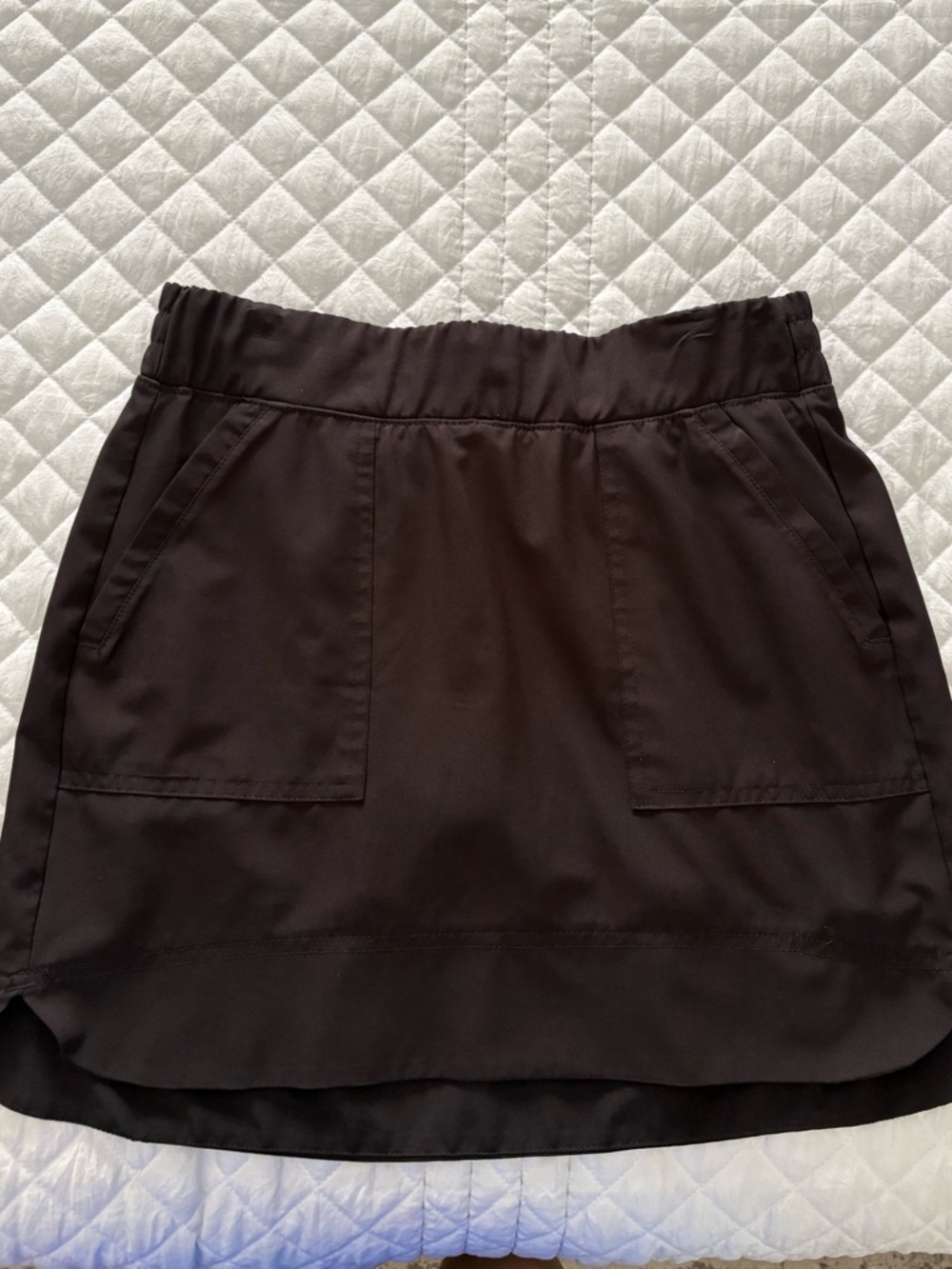 RBX Black Athletic Skort with Patch Pockets